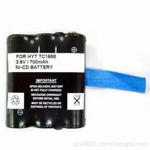 Ni-CD Two-way Radio Battery for HYT TB-61, with 700mAh Capacity